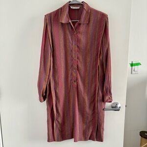 Vintage 1970s Lanvin Shirt Dress